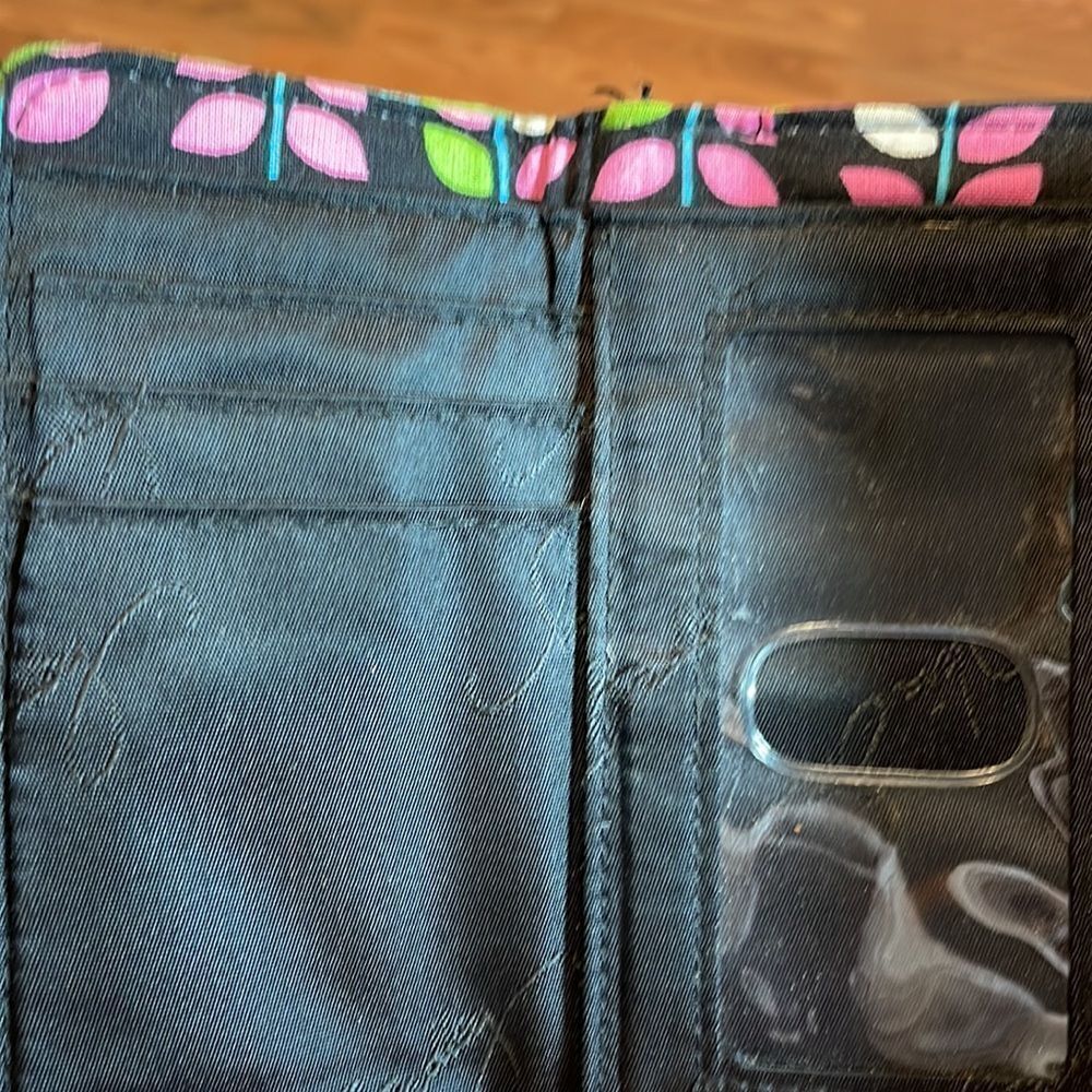 Vera Bradley Small Kisslock Wallet Va Va Bloom - Picture 6 of 7